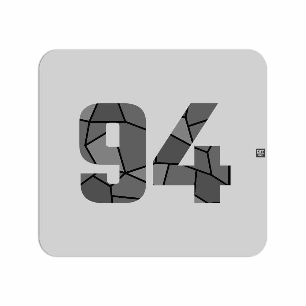94 Number Mousepad (Melange Grey)