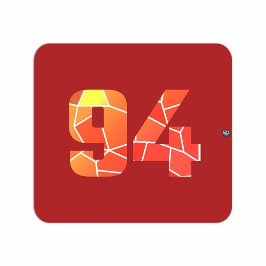 94 Number Mousepad (Red)