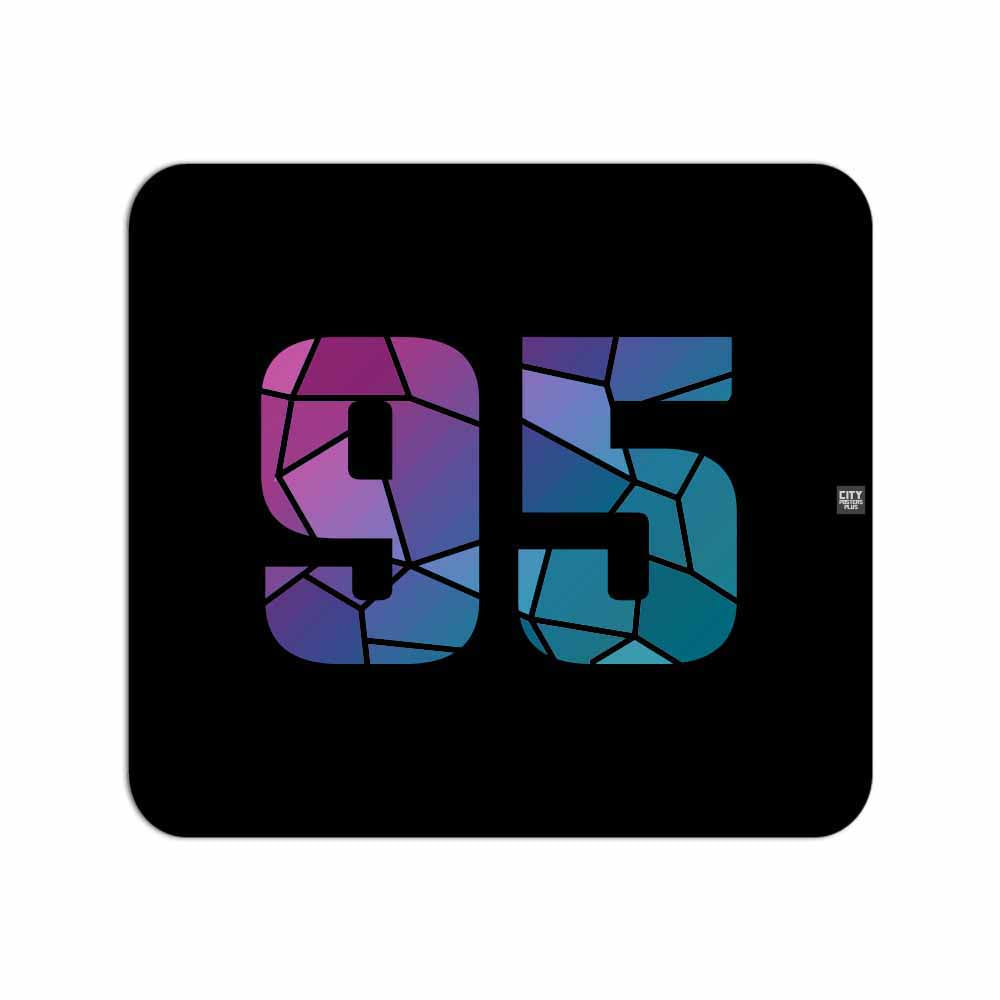 95 Number Mousepad (Black)