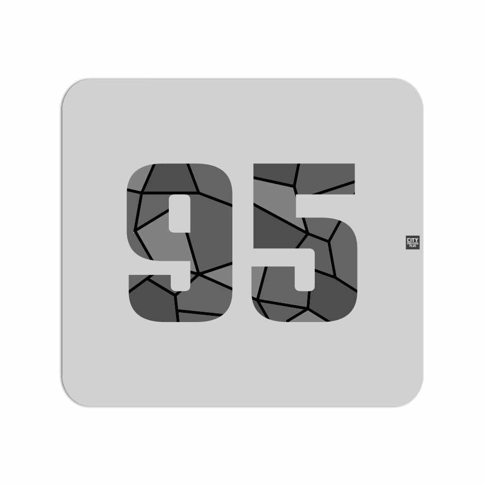95 Number Mousepad (Melange Grey)