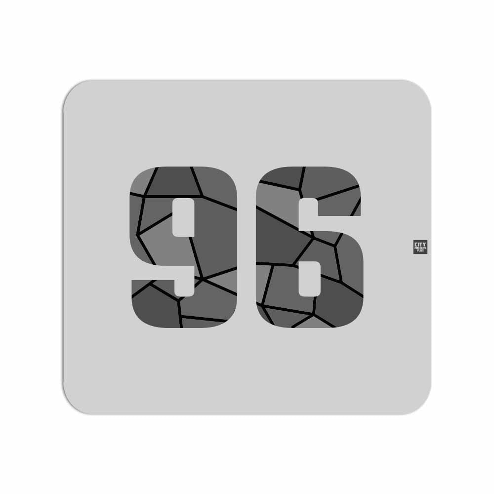 96 Number Mousepad (Melange Grey)