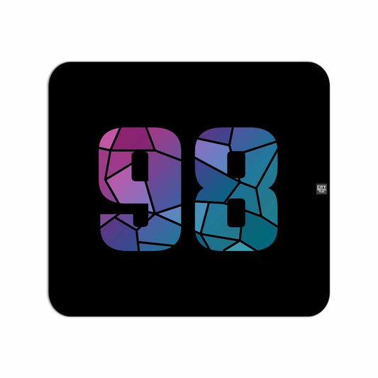 98 Number Mousepad (Black)