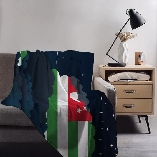 Abkhazia Night Clouds Blankets & Throws | Premium Soft Blankets | City Posters Plus