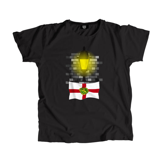Alderney Street Lamp Bricks Men Unisex T-Shirt