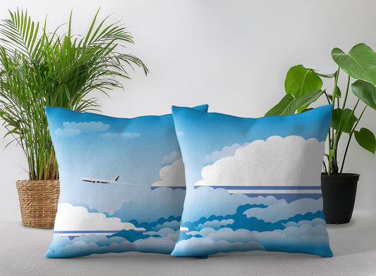 Altai Republic Day Clouds Pillow Case