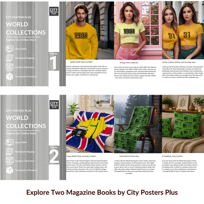 City Posters Plus Two Magazine Books | Explore Our Online Store | World Collections | Apparel, Posters, Home Décor & Gifts