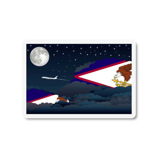 American Samoa Night Clouds Magnet