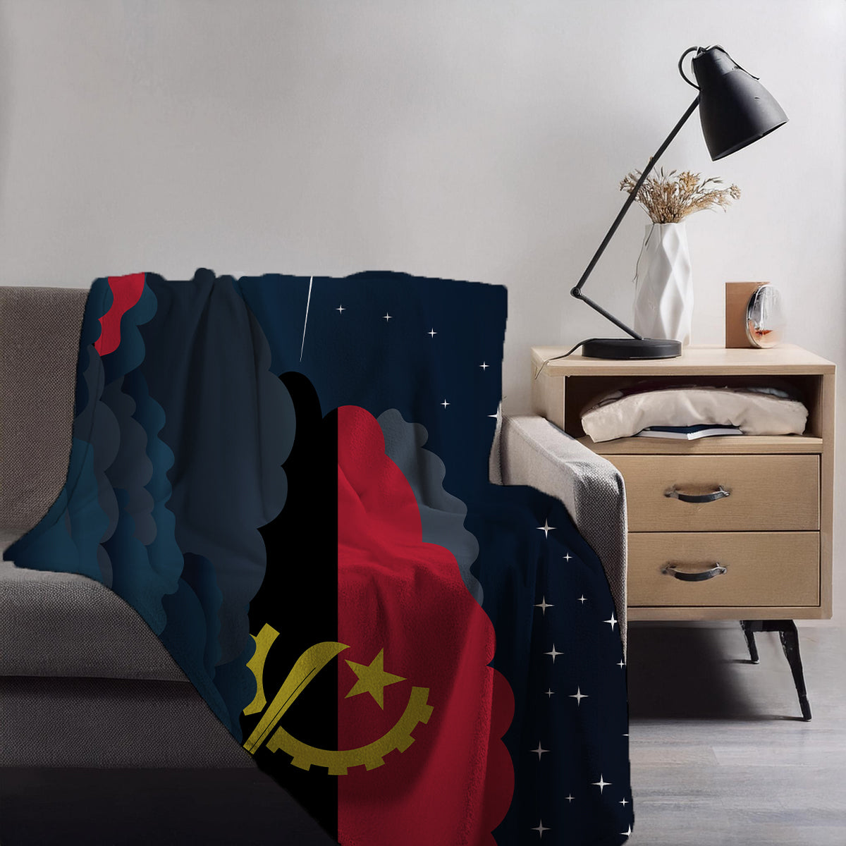 Angola Night Clouds Blankets & Throws | Premium Soft Blankets | City Posters Plus