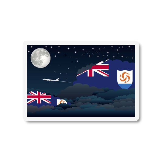 Anguilla Night Clouds Sticker