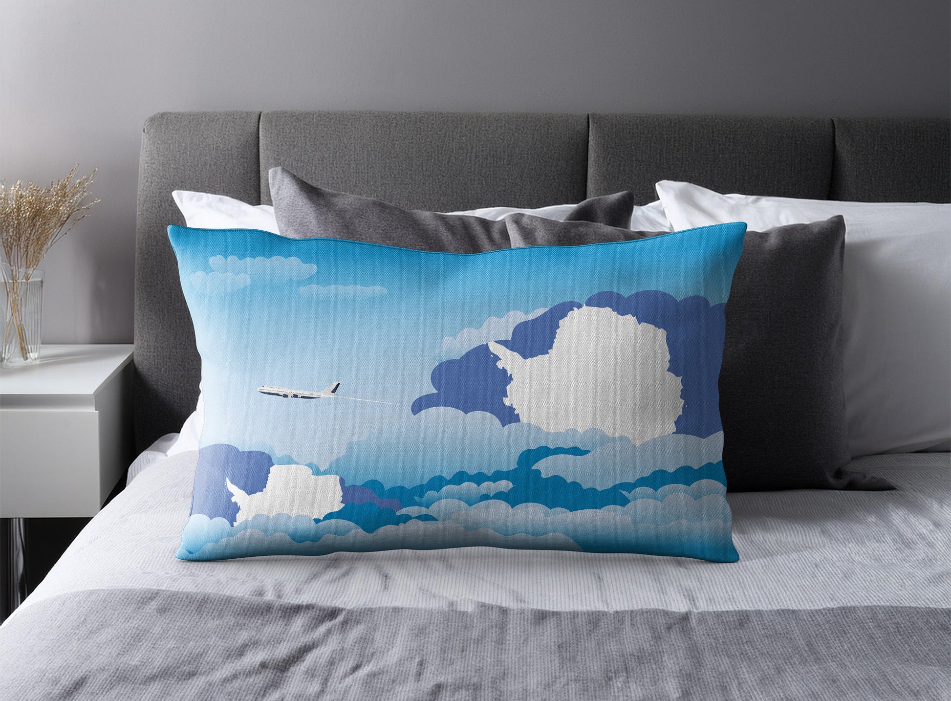 Antarctica Day Clouds Pillow Case