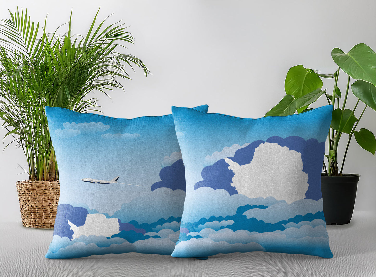 Antarctica Day Clouds Pillow Case