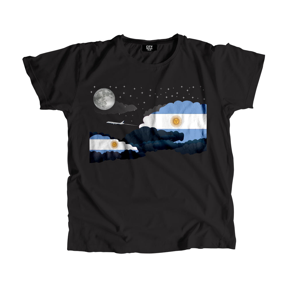 Argentina Night Clouds Men Unisex T-Shirt