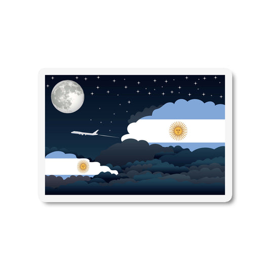 Argentina Night Clouds Magnet