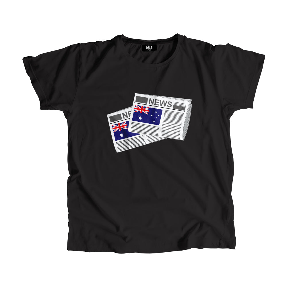 Australia Newspapers Unisex T Shirt