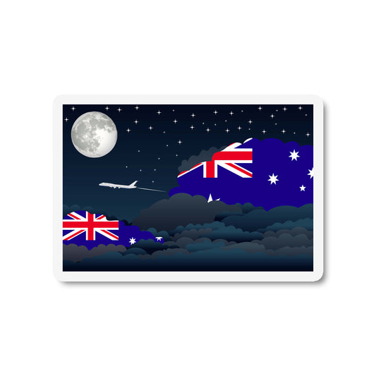 Australia Night Clouds Fridge Magnet