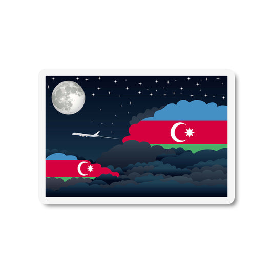 Azerbaijan Night Clouds Magnet