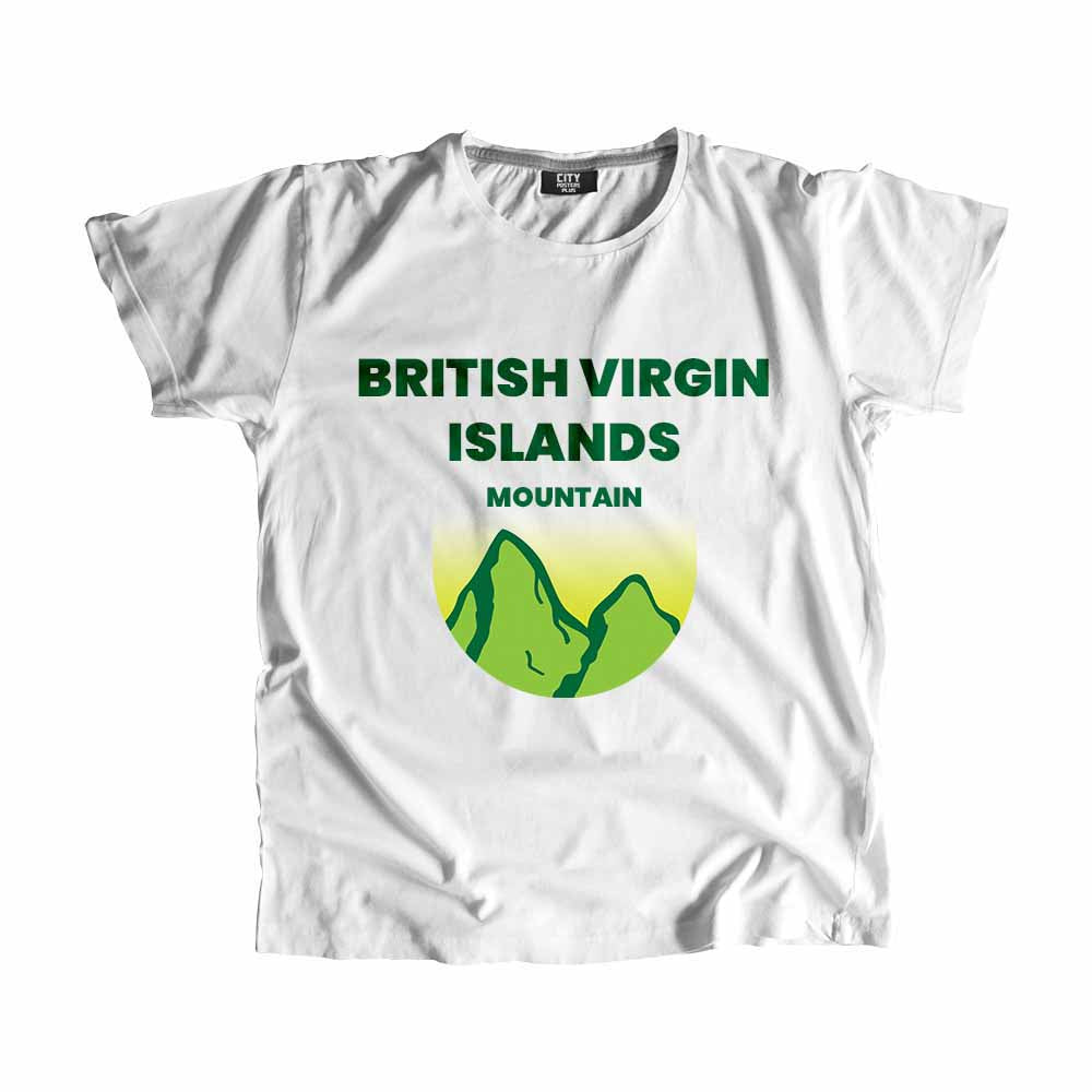 BRITISH VIRGIN ISLANDS Mountain Men Unisex T-Shirt  | Outdoor Adventure Unisex Tee