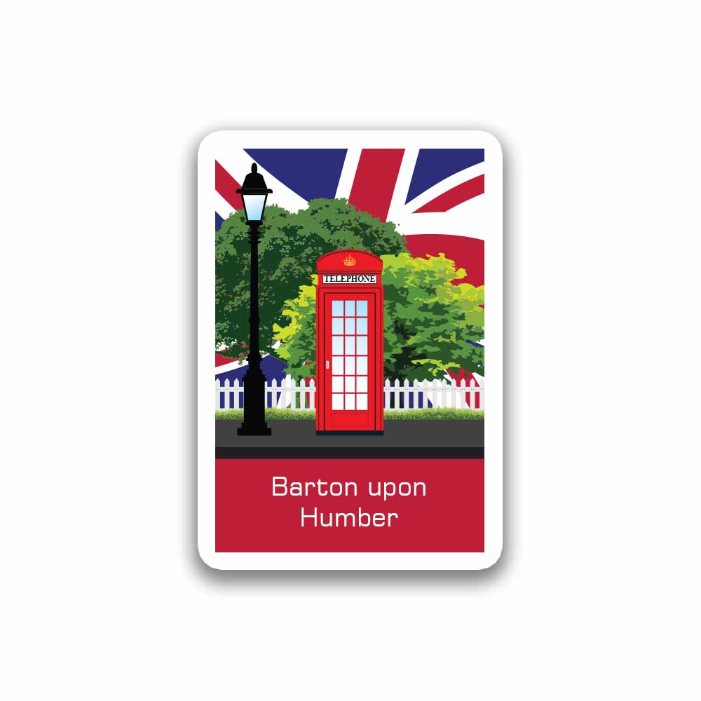 Barton upon Humber Red Telephone Magnet