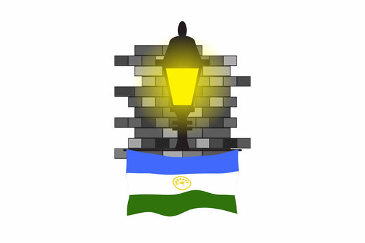 Bashkortostan Street Lamp Bricks Magnet