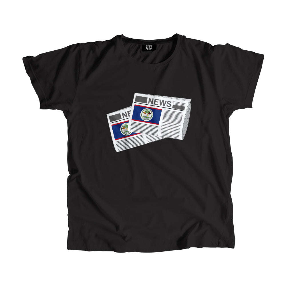 Belize Newspapers Unisex T Shirt