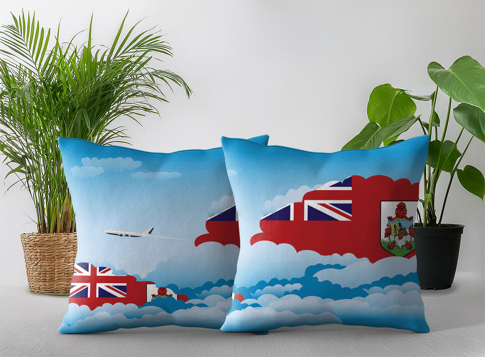 Bermuda Day Clouds Pillow Case