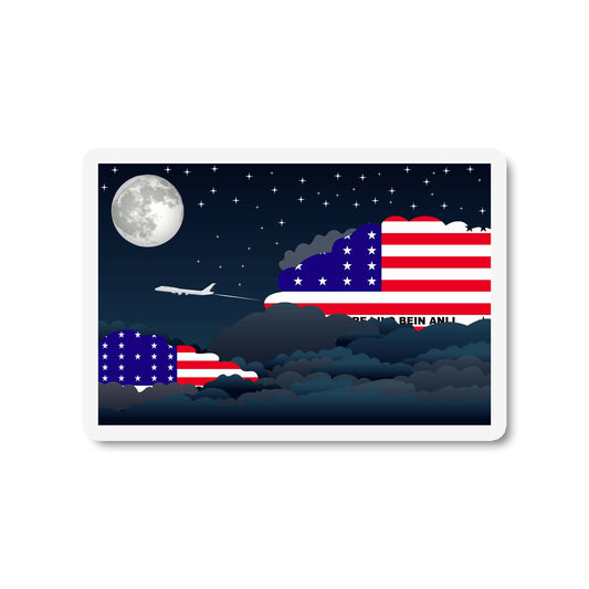 Bikini Atoll Night Clouds Magnet