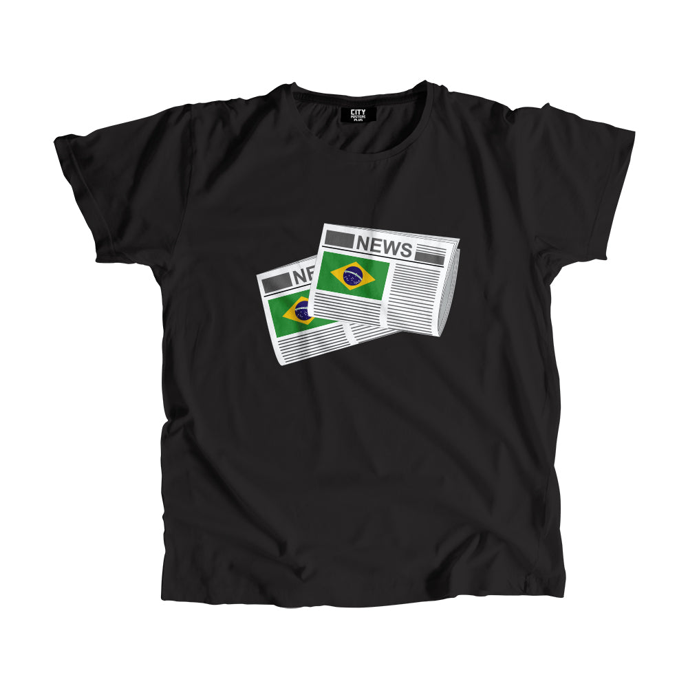 Brazil Newspapers Unisex T Shirt