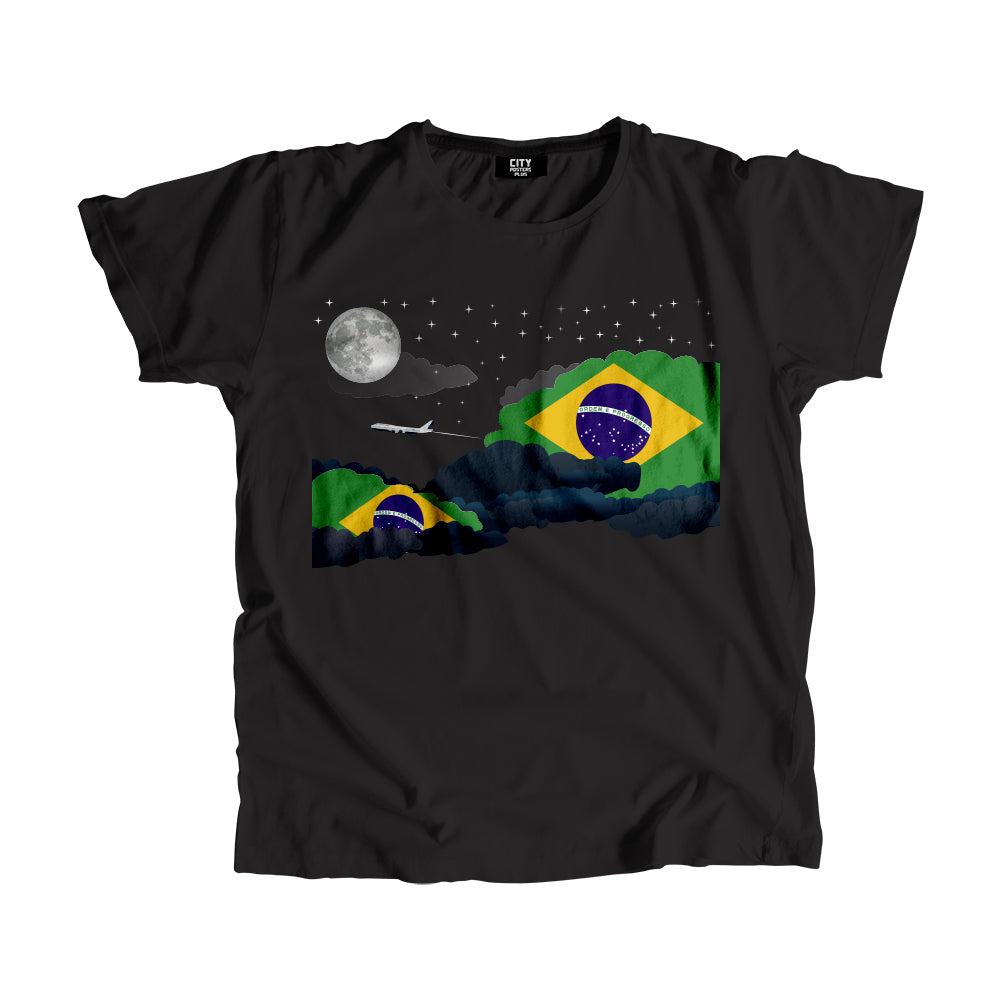 Brazil Night Clouds Men Unisex T-Shirt