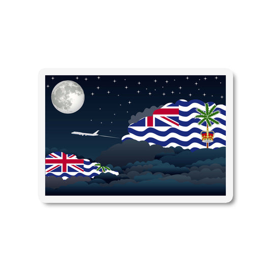 British Indian Ocean Territory Night Clouds Magnet