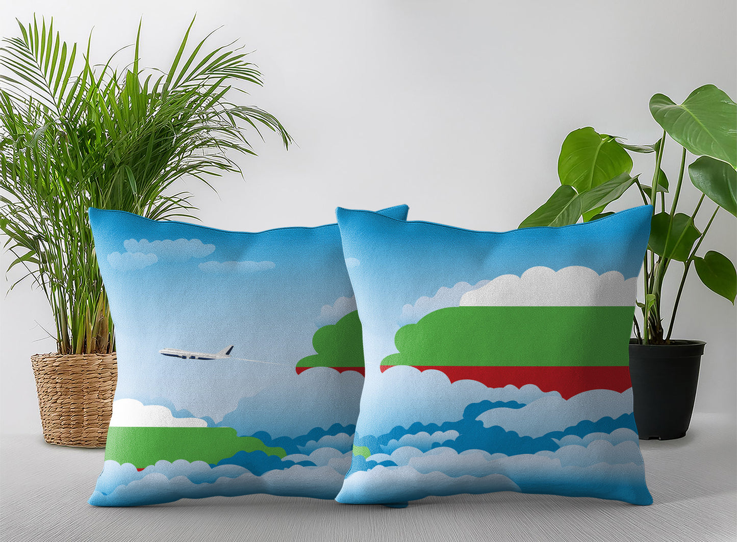 Bulgaria Day Clouds Pillow Case