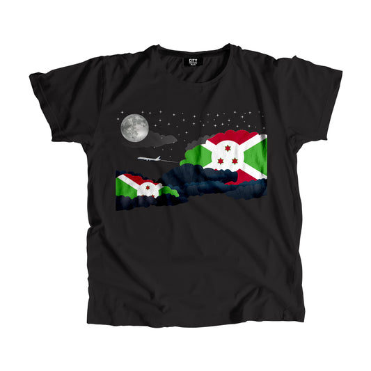 Burundi Night Clouds Men Unisex T-Shirt