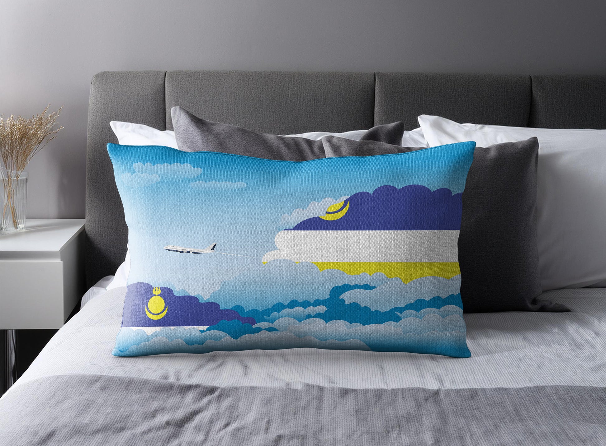 Buryatia Day Clouds Pillow Case