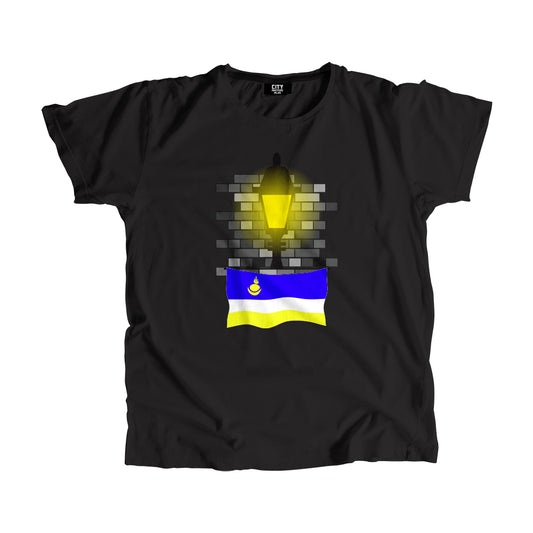 Buryatia Street Lamp Bricks Men Unisex T-Shirt
