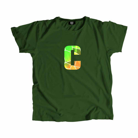 C Letter Men Unisex T-Shirt
