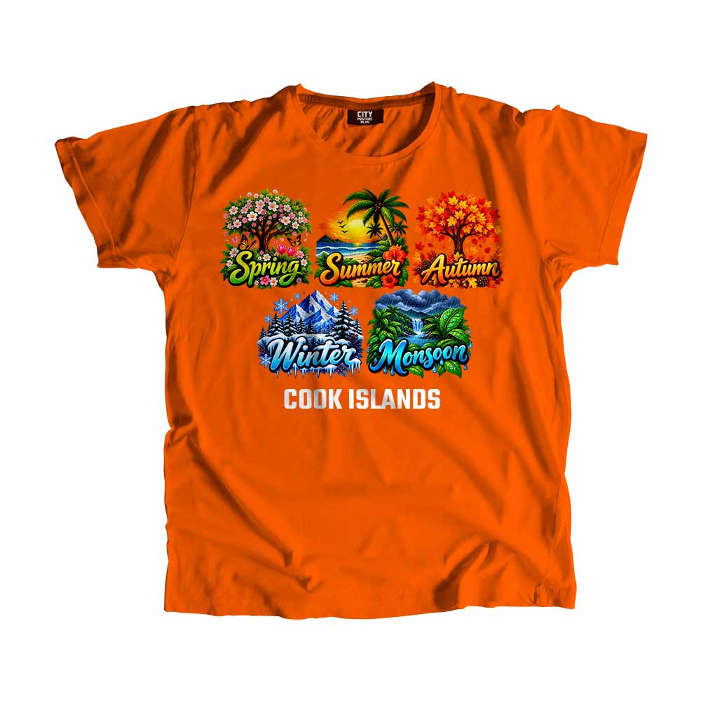 COOK ISLANDS Seasons Seasons Unisex T-Shirt | City Posters Plus
