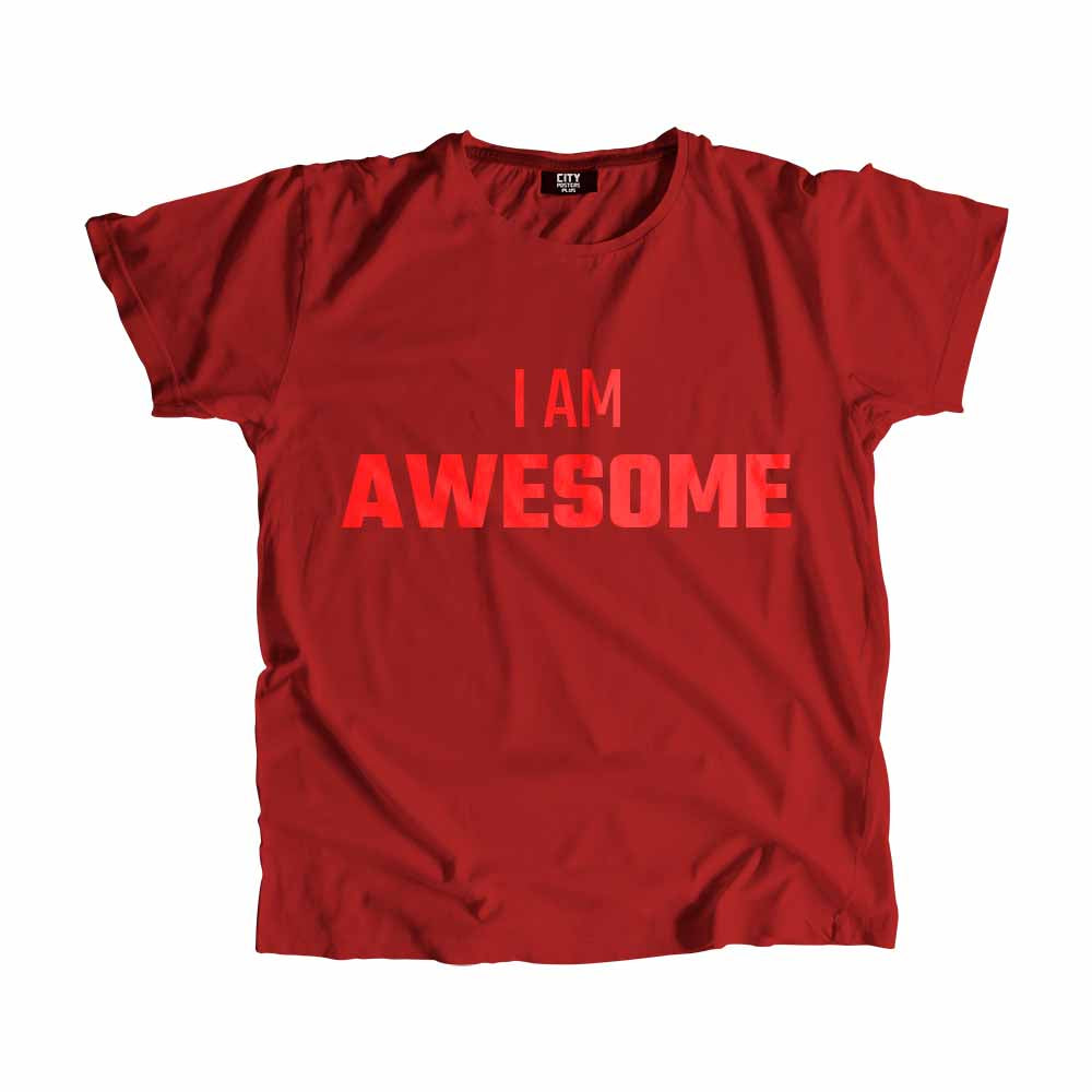  I AM AWESOME Men Unisex T-Shirt 
