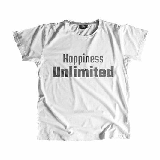 Happiness Unlimited Men Unisex T-Shirt Quote Unisex T-Shirt