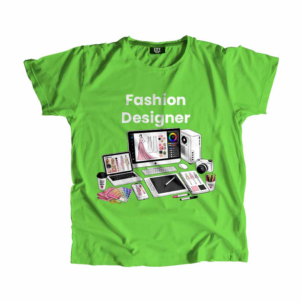 Fashion Designer Men Unisex T-Shirt (Liril Green) Technology Unisex T-Shirt | City Posters Plus