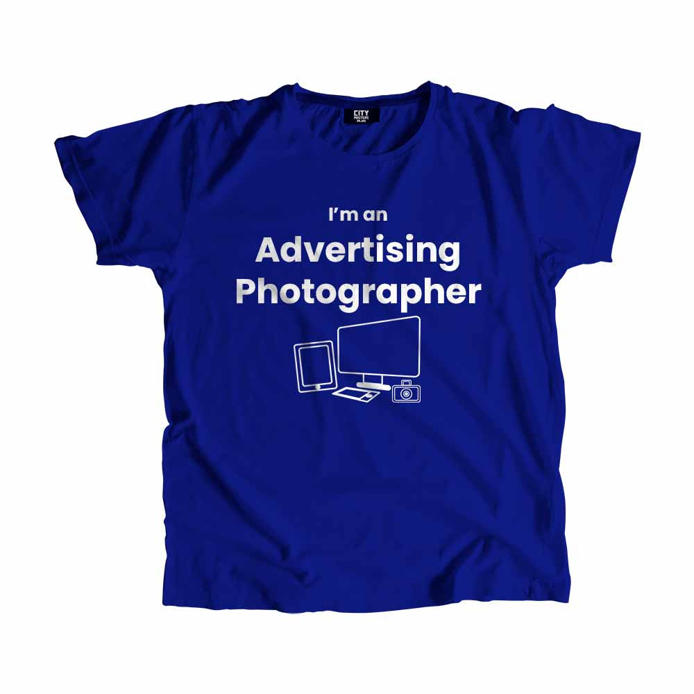 Advertising Photographer Men Unisex T-Shirt (Royal Blue)