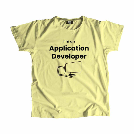 Application Developer Men Unisex T-Shirt (Butter Yellow)