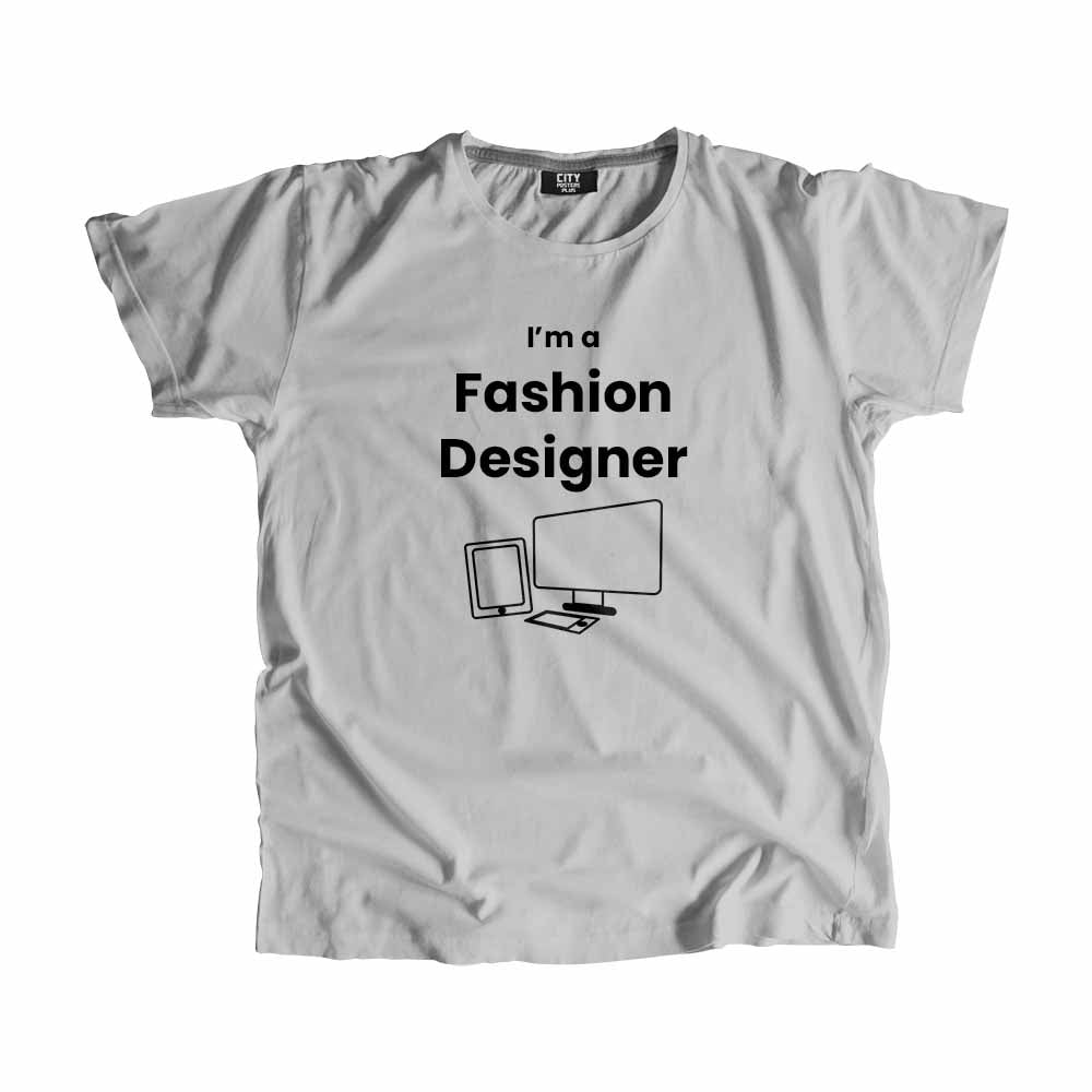 Fashion Designer Men Unisex T-Shirt (Melange Grey)