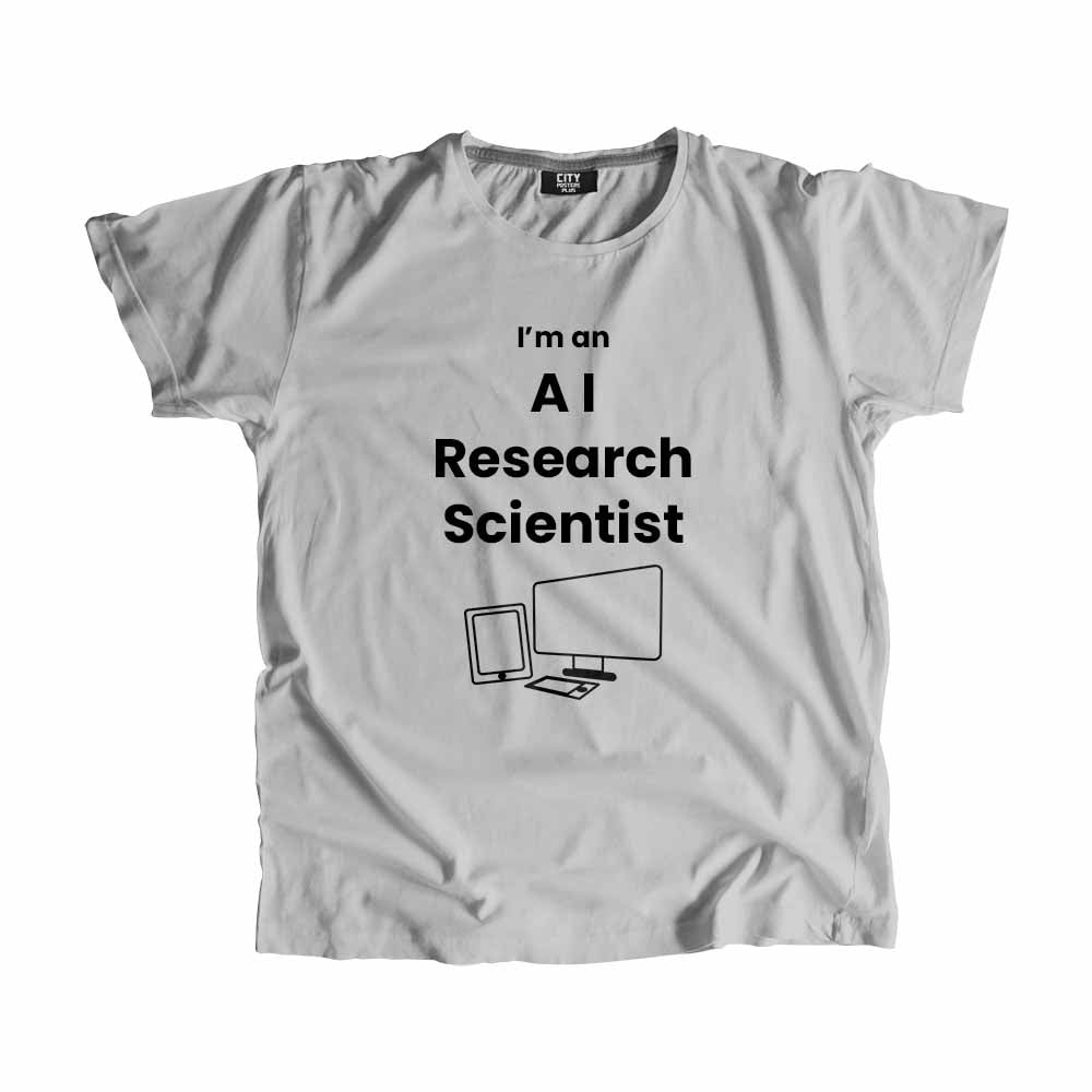 AI Research Scientist  Men Unisex T-Shirt (Melange Grey)