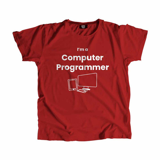 Computer Programmer Men Unisex T-Shirt (Red)