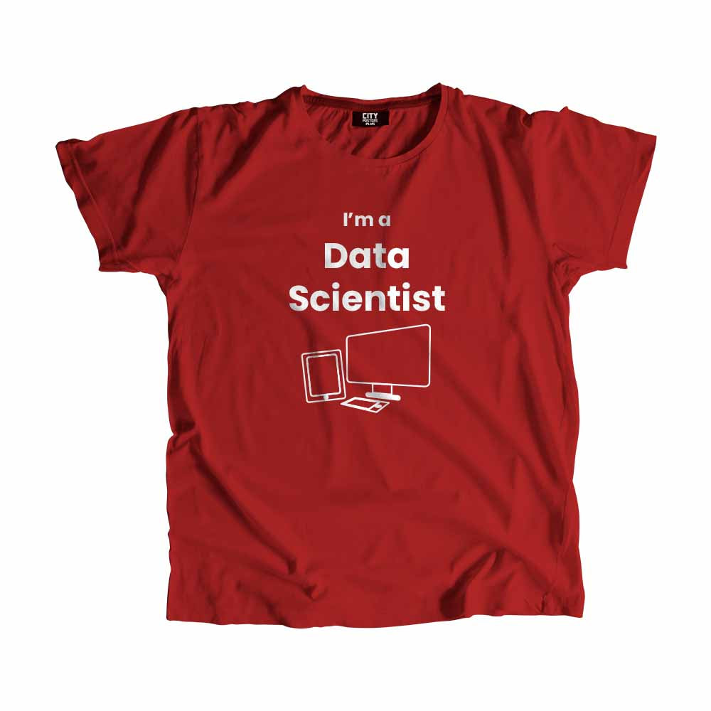 Data Scientist Men Unisex T-Shirt (Red)