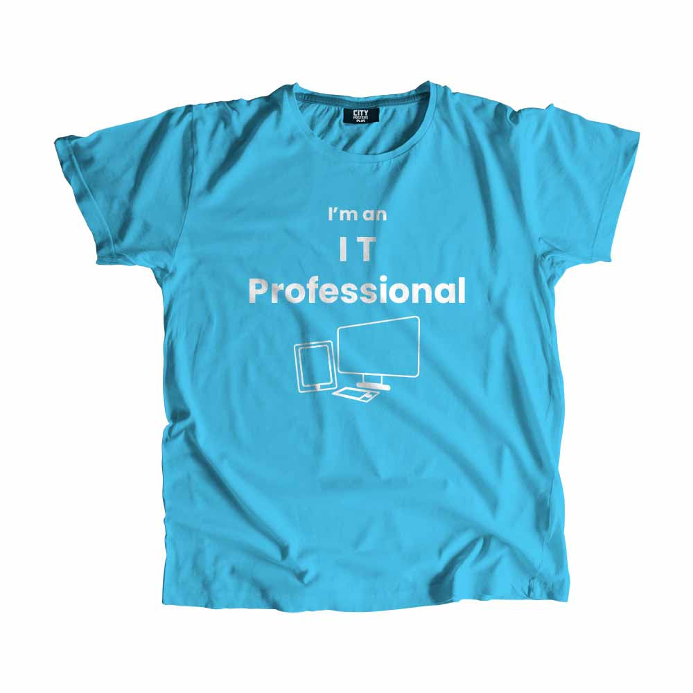 IT Professional Men Unisex T-Shirt (Sky Blue)