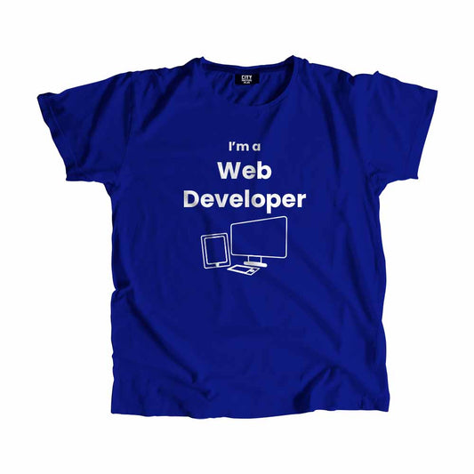 Web Developer Men Unisex T-Shirt (Royal Blue)