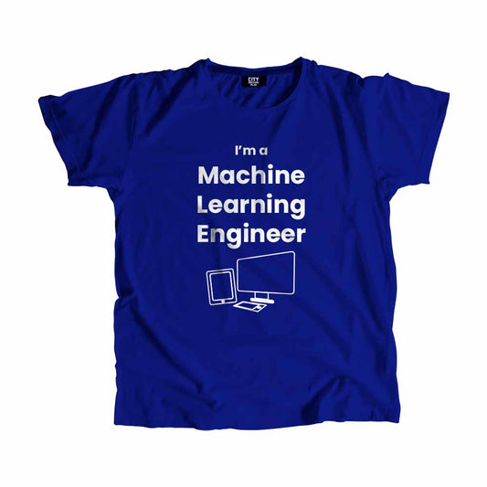 Machine Learning Engineer Men Unisex T-Shirt (Royal Blue)
