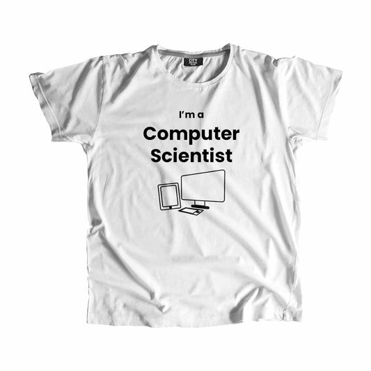 Computer Scientist Men Unisex T-Shirt (White)