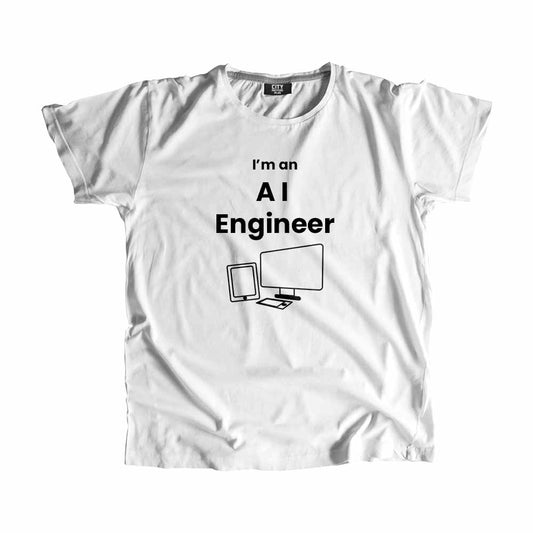 AI Engineer Men Unisex T-Shirt (White)