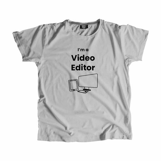 Video Editor Men Unisex T-Shirt (Melange Grey)